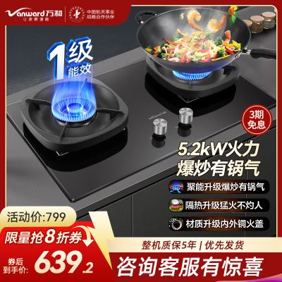 万和(Vanward) 天然气燃气灶 JZT-G6L50