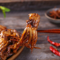 铁板麻辣鱿鱼须 麻辣八爪鱼零食鱿鱼丝仔足香辣即食小吃 麻辣250g