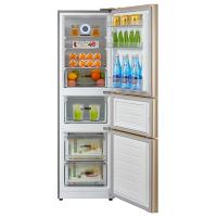 美的(Midea) 215升冰箱 三门风冷无霜 净味控温 小型家用多门冰箱 BCD-215WTM 芙蓉金