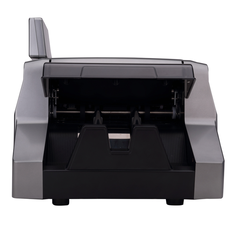 得力2127点验钞机银灰