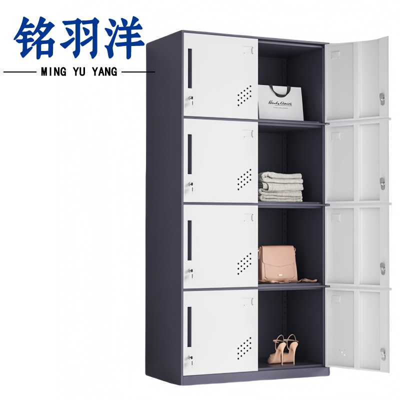 铭羽洋更衣柜八门90*40*185cm台高清大图