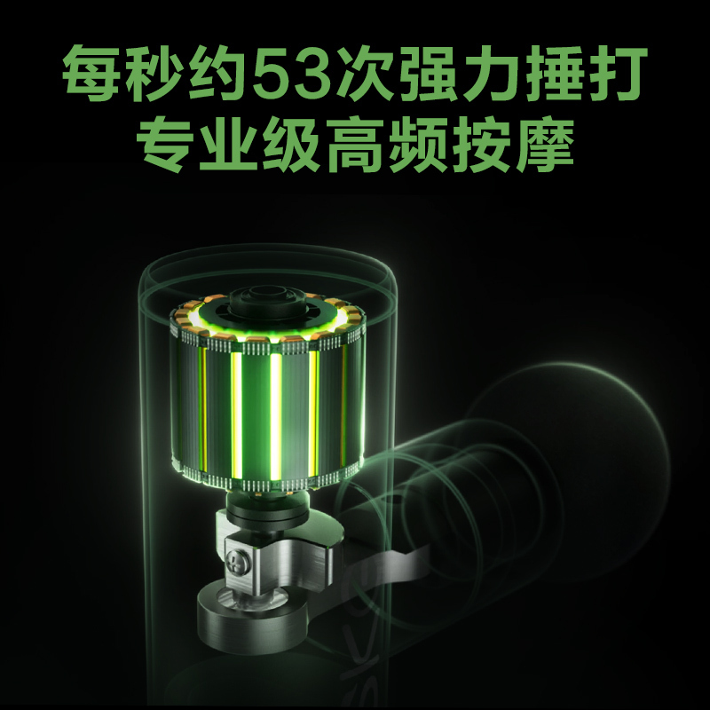 艾诗凯奇SKG 筋膜枪 按摩器 经膜肌肉放松器颈膜筋络枪 运动健身全身肩颈斜方肌腿部 F3-2代 墨林绿高清大图