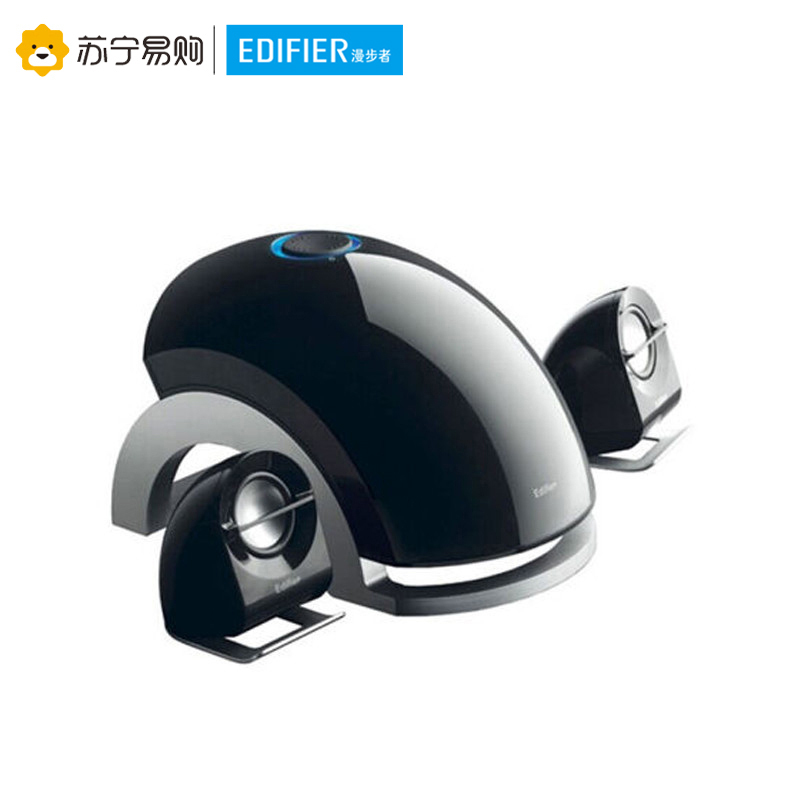 Edifier/漫步者 E1100PLUS 多媒体2.1有源台式电脑音箱低音炮音响 黑色