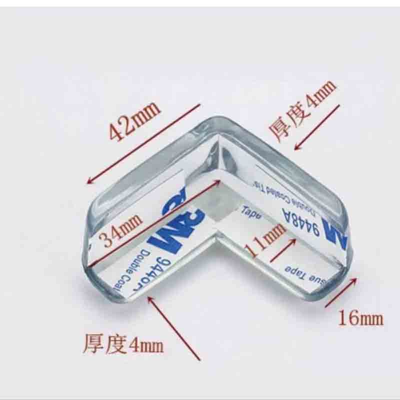 加厚透明儿童宝宝防撞角环保防磕碰桌角防撞 L型防撞角(8只装)