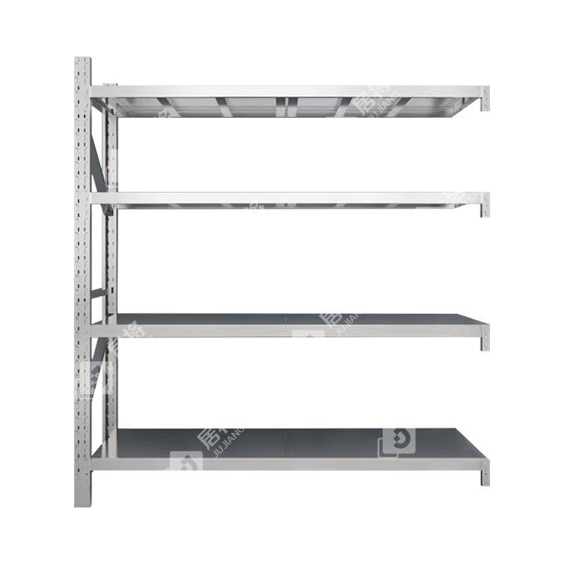 居将 JJ4012912 不锈钢货架201材质四层仓储货架 200*60*200cm/300kg副架