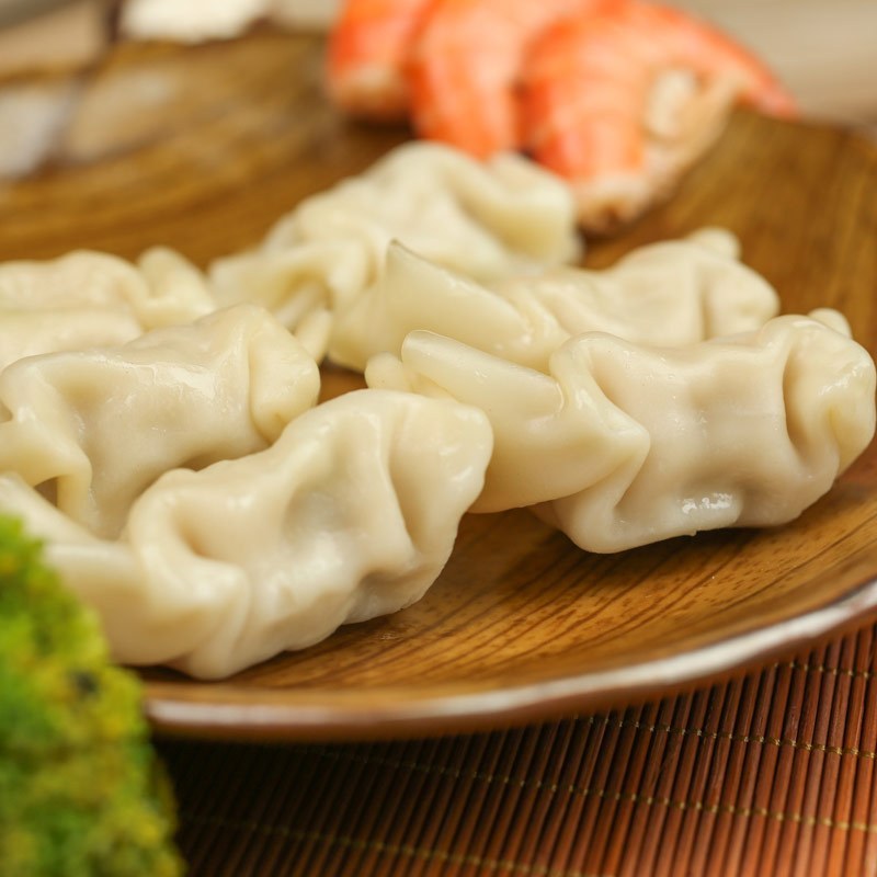 湾仔码头 虾仁韭菜水饺600g