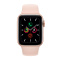 Apple Watch Series 5智能手表（GPS款 40毫米金色铝金属表壳 粉砂色运动型表带MWV72CH/A )