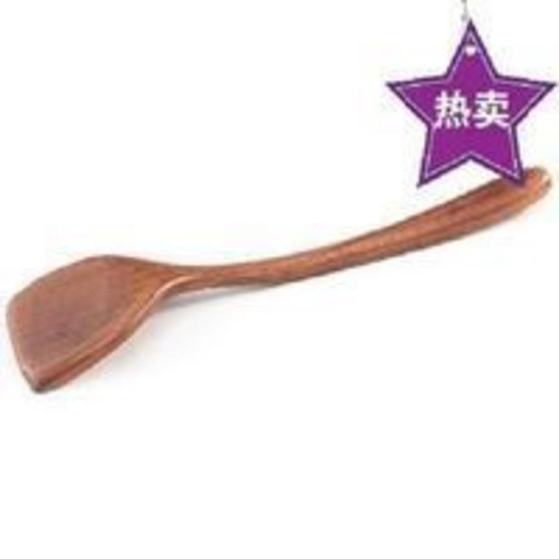木制木铲子不粘锅专用锅铲炒菜铲子长柄锅铲弯柄炒菜铲木锅铲 木制木铲子不粘锅专用