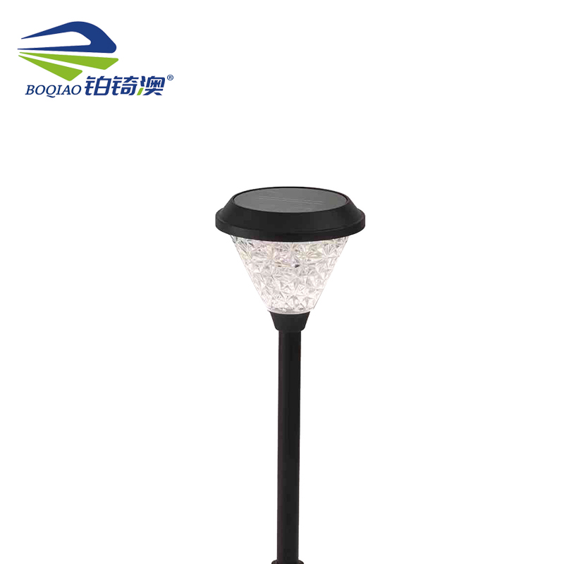 铂锜澳 圆形太阳能地插灯 200*720mm-白光暖光 个高清大图