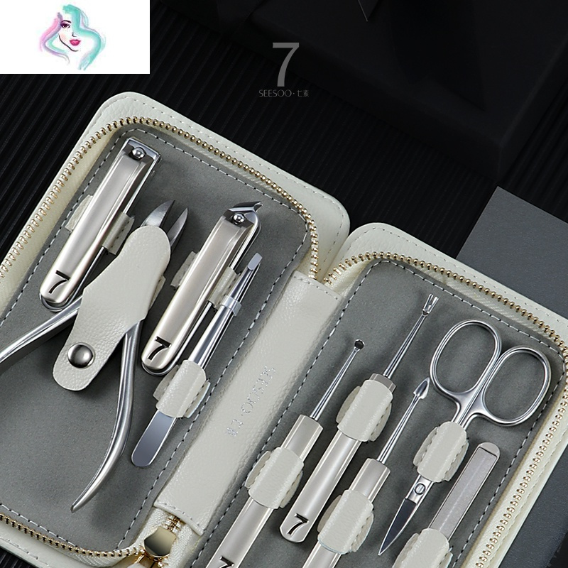 锌合金指甲刀套装家用指甲钳甲沟鹰嘴钳护理修甲工具灰指甲剪你那么美