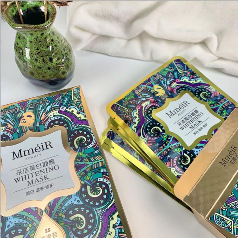 名美人采洁美白面膜保湿补水滋养舒缓温和淡斑滋养女水润修护锁水 名