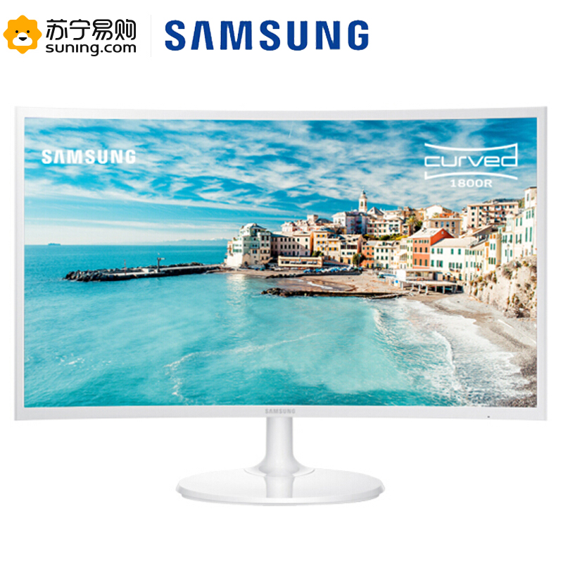 三星(SAMSUNG)C32F391FWC 31.5英寸1800R曲率广视角可壁挂曲面 电脑显示器(HDMI/DP接口)