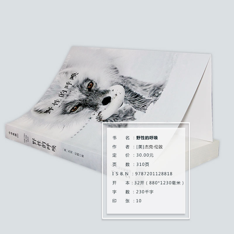 丧钟为谁而鸣 [正版]完整无删减野性的呼唤 全译本书 杰克伦敦原著 经典动物小说世界名著 白牙荒野的呼唤 中小学生课外书高清大图