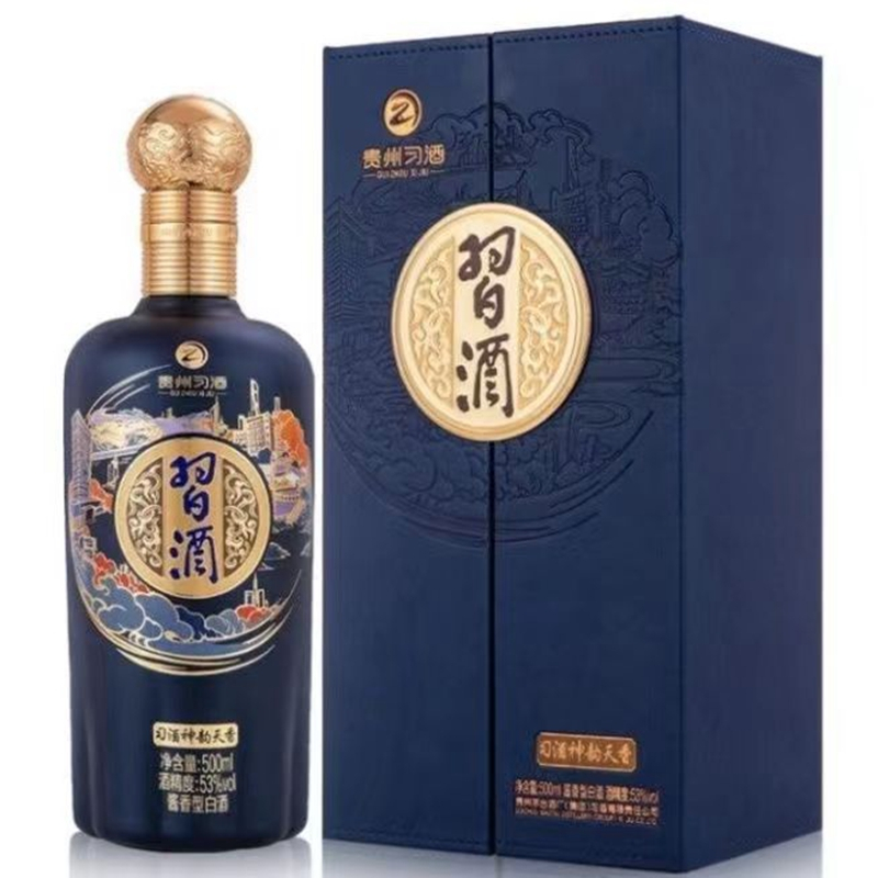 贵州习酒 神韵天香 53度 酱香型白酒 500ml 单瓶