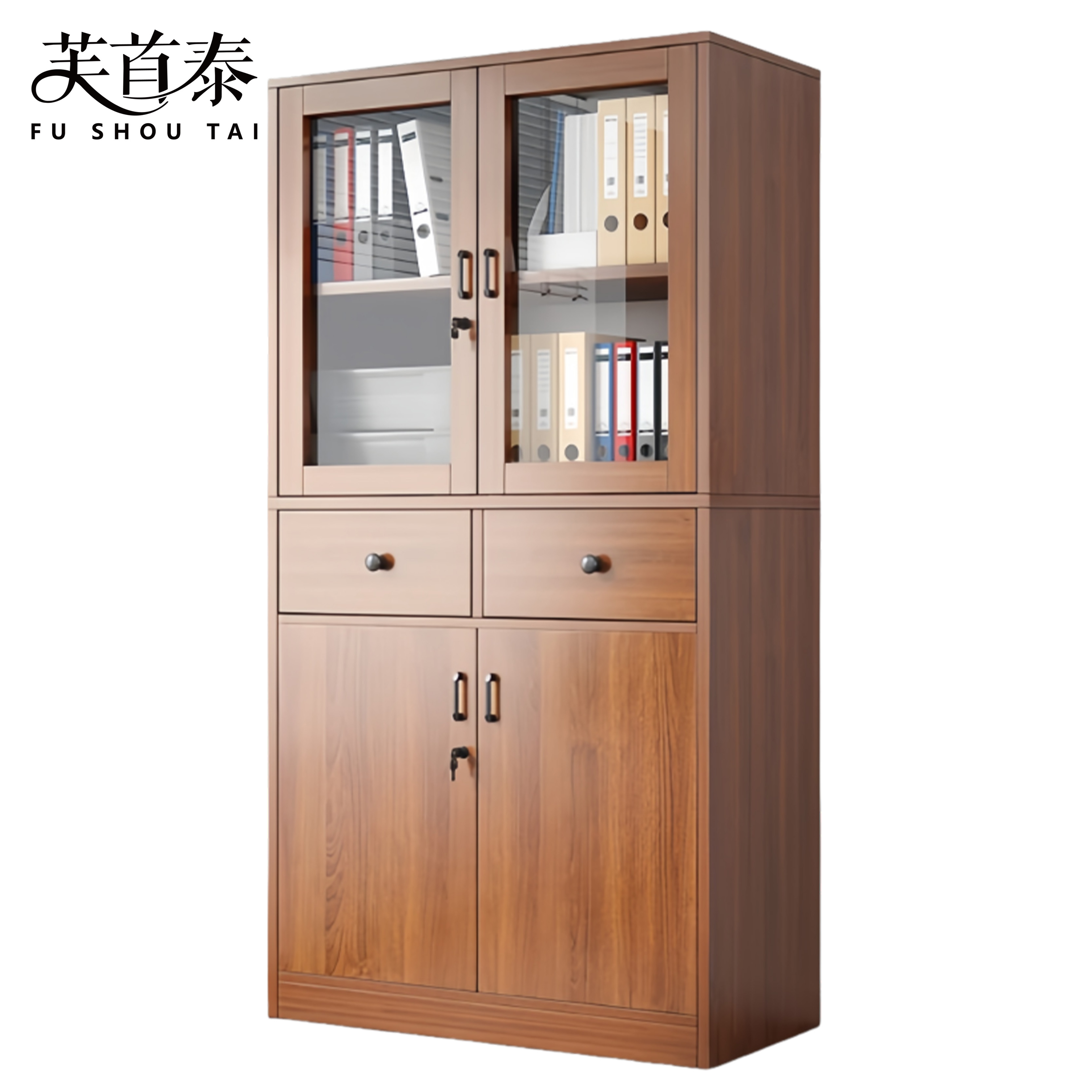 芙首泰档案柜四门两抽800*300*1800mm个高清大图