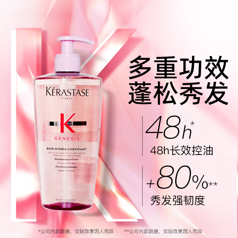 卡诗赋源芯丝沁透洗发水500ml+卡诗耀光凝色奢护精华霜250ml高清大图