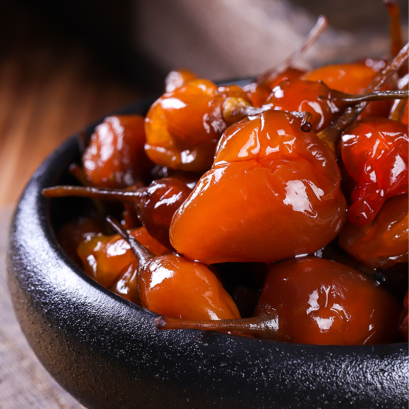 [网红七彩泡椒]王媒婆七彩泡椒650g/罐 广西特产灯笼椒泡椒 辣椒中的