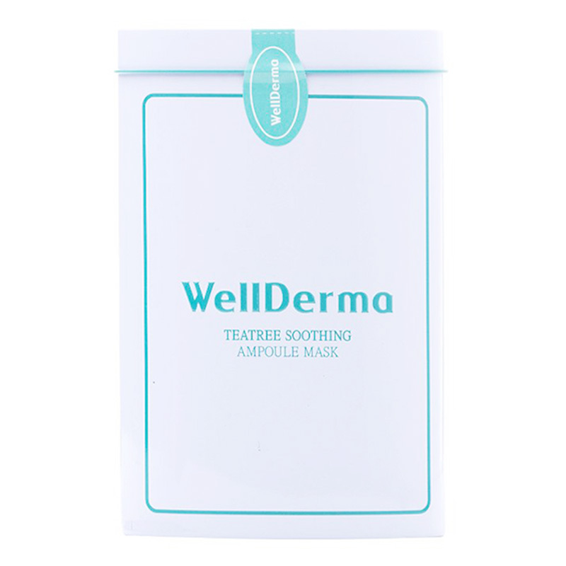 梦蜗 WELLDERMA 茶树控油营养面膜10片/盒茶露面膜娜扎同款