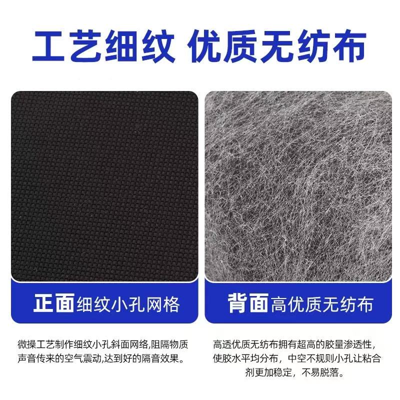 铁工邦 阻尼隔音毡墙体吊顶隔音垫 1米*10米*1.2mm 卷高清大图