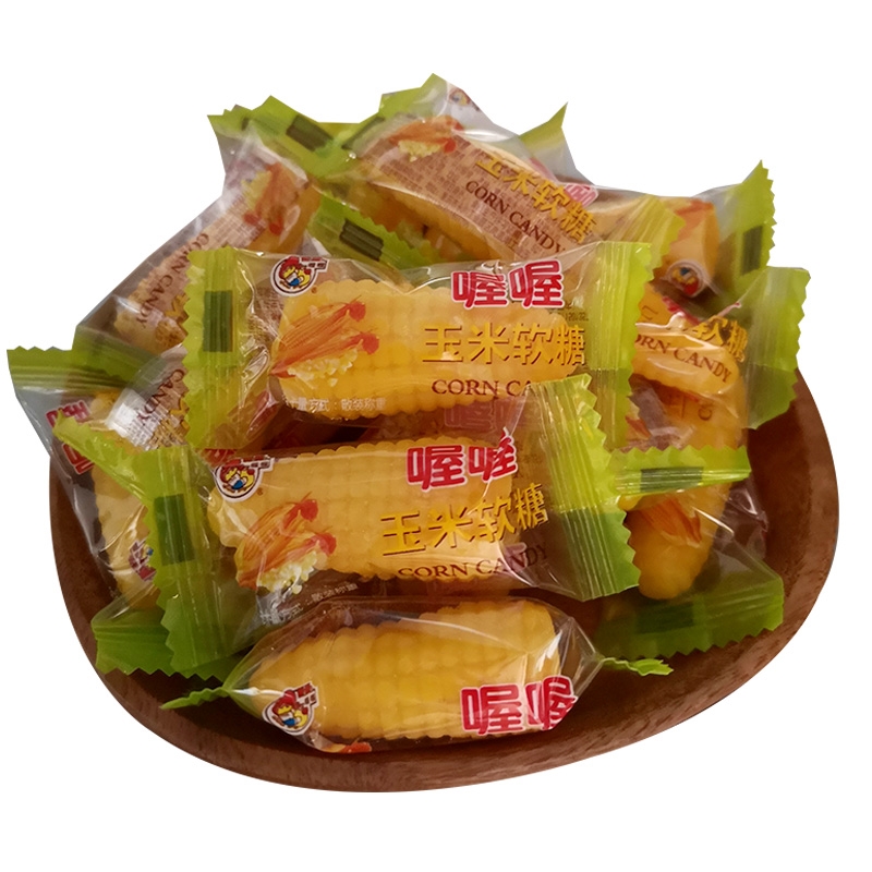喔喔糖果玉米软糖玉米醇香吮指留香散装婚庆结婚喜糖500g/1000g高清大图