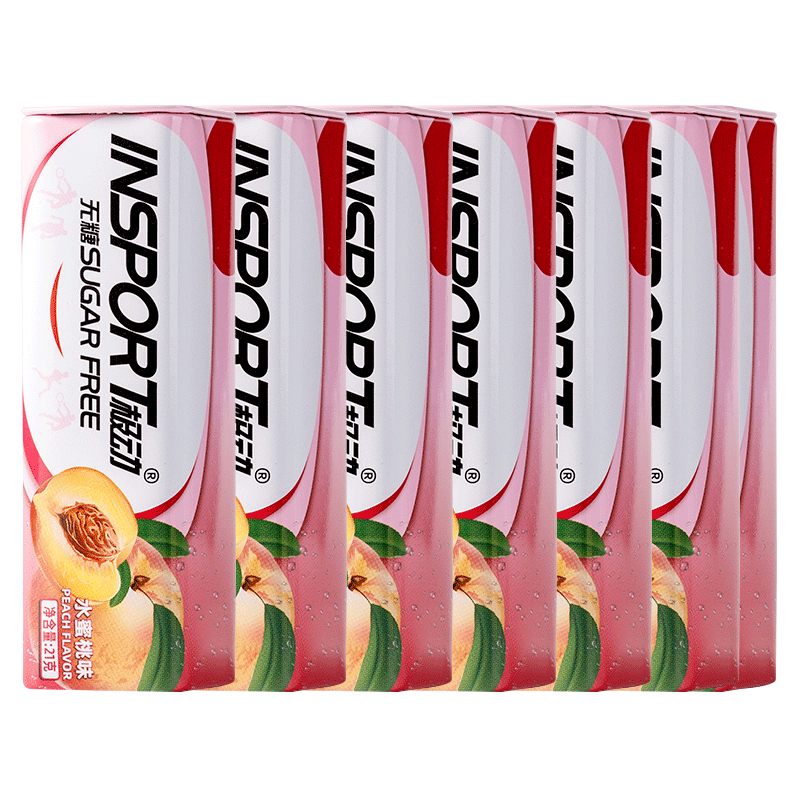 imint益美滋无糖薄荷口香糖水果口味时尚办公室休闲食品白领网红职场