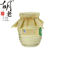 【中华特色】镇江馆 胡老三 洋槐蜂蜜 洋槐蜜 槐花蜜1800g（450克*4瓶） 玻璃瓶装 液态蜜 华东