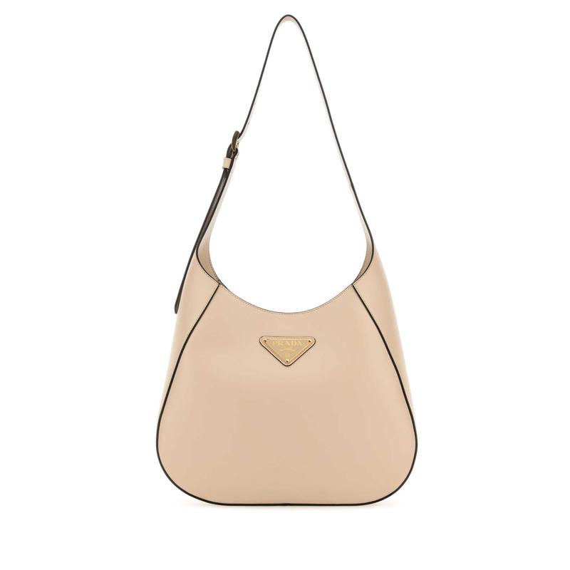 普拉达(PRADA)女士牛皮肩背包百搭精致金色五金休闲通勤单肩斜挎高清大图