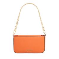 迈克·科尔斯(MICHAEL KORS)女士多功能可调节真皮斜挎手拿包橙色