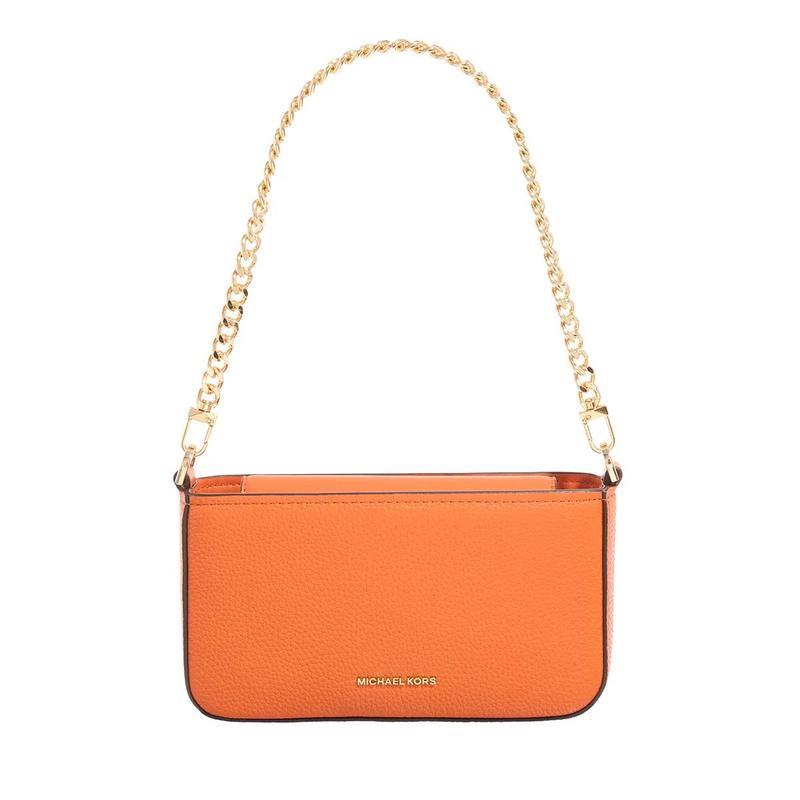 迈克·科尔斯(MICHAEL KORS)女士多功能可调节真皮斜挎手拿包橙色