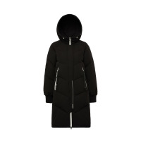 波司登女中长款时尚连帽加厚冬季羽绒服外套B80142540DS