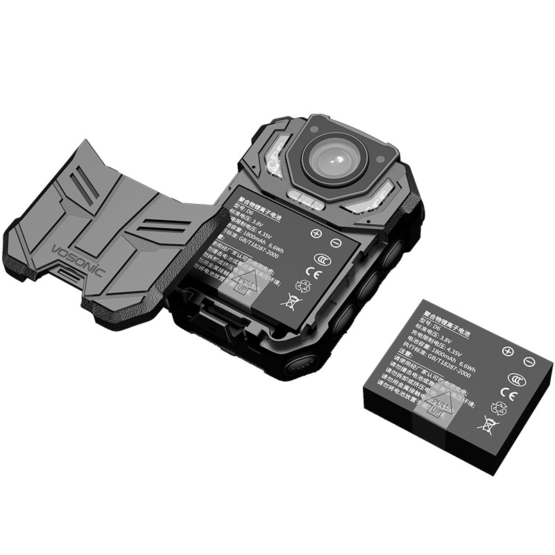 群华(vosonic)D6新款1296P高清红外夜视专业执法记录仪 现场执法仪 随身摄像机