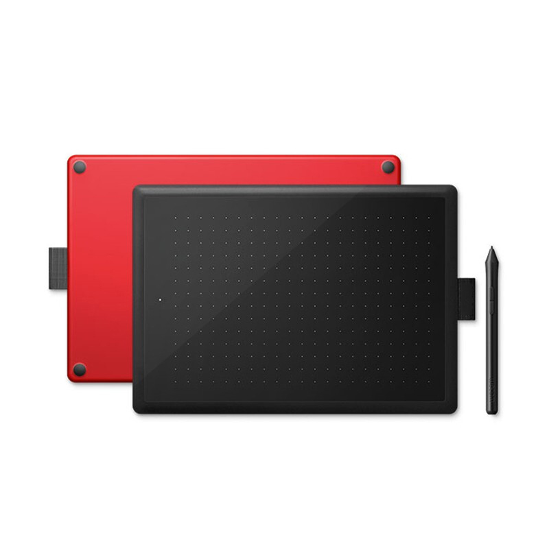 和冠 Wacom CTL-672/K2-F 数位板 黑 红色