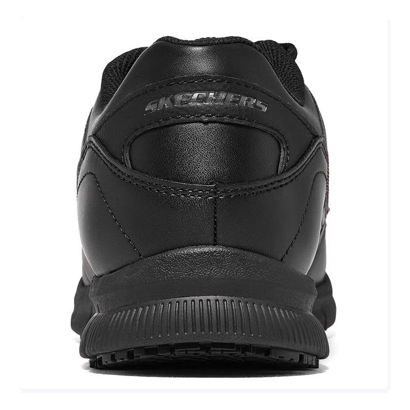 斯凯奇男款休闲商务皮鞋77156/BLK-7双高清大图