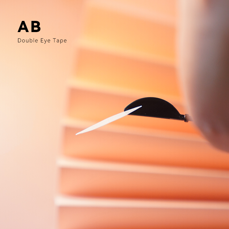 AB日本进口双面双眼皮贴极细透明橄榄形男女通用双眼皮胶条(132枚)高清大图