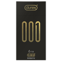 杜蕾斯(Durex) 聚氨酯避孕套 001系列 6只装+Love3只 超薄款 安全套套 男用成人情趣计生用品byt