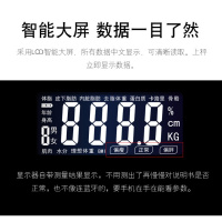 体脂秤时光旧巷智能电子秤体重秤大屏幕家用成人精准健康称重秤人体秤 紫藤 电池