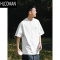 HLCOMANBDLS CityBoy日系休闲宽松纯色印花短袖T恤男夏季新款圆领上衣男