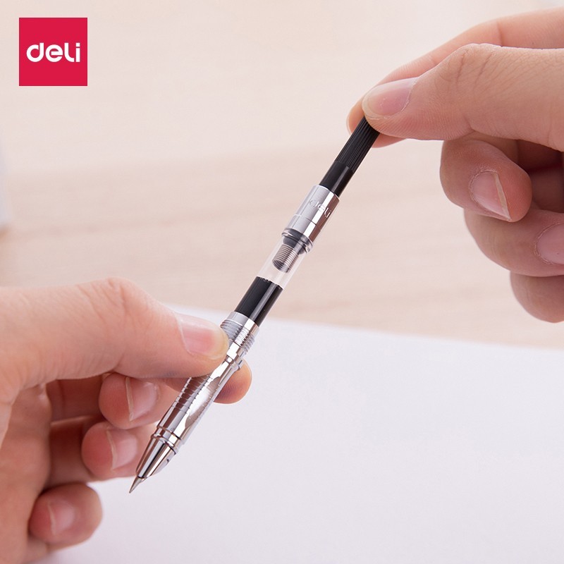 得力 s152 钢笔吸墨器旋转上墨器 10支装