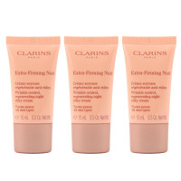 [专柜小样]娇韵诗(Clarine)焕颜弹力晚安霜15ml*3