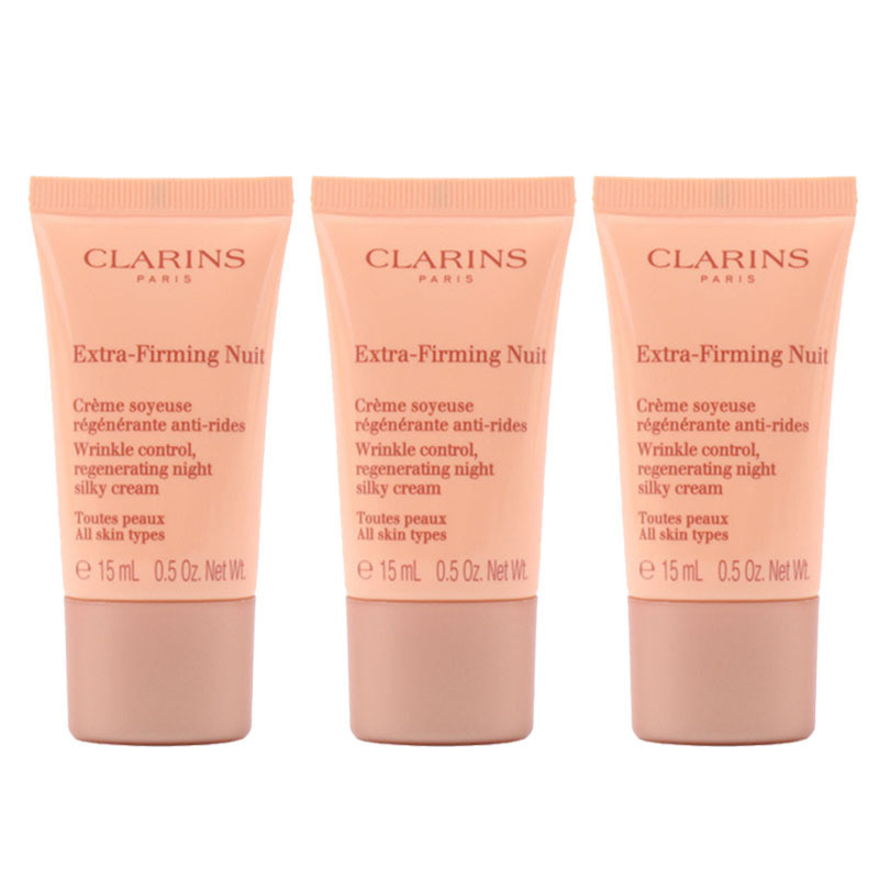 [专柜小样]娇韵诗(Clarine)焕颜弹力晚安霜15ml*3
