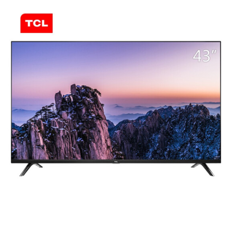 TCL 43A160 43英寸高清护眼 窄边框LED蓝光液晶电视机 商用电视 开机画面 酒店工程机