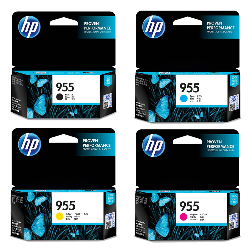 惠普(HP)955高容量原装黑色墨盒 (适用HP 8210 8710 8720 8730)