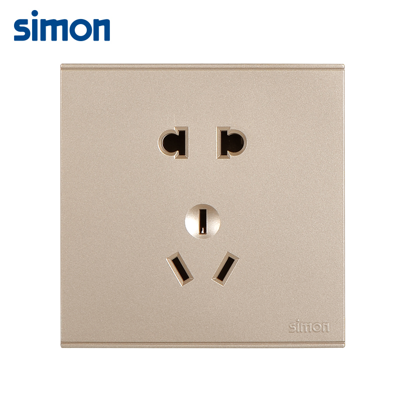 西蒙(simon)旗舰店86型E6系列开关插座二三插五孔电源墙壁开关插座面板