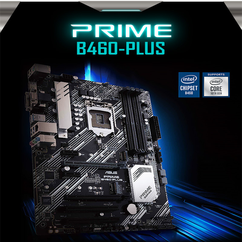 华硕asus prime b460-plus 大师主板 支持 cpu 10500/10400/10400