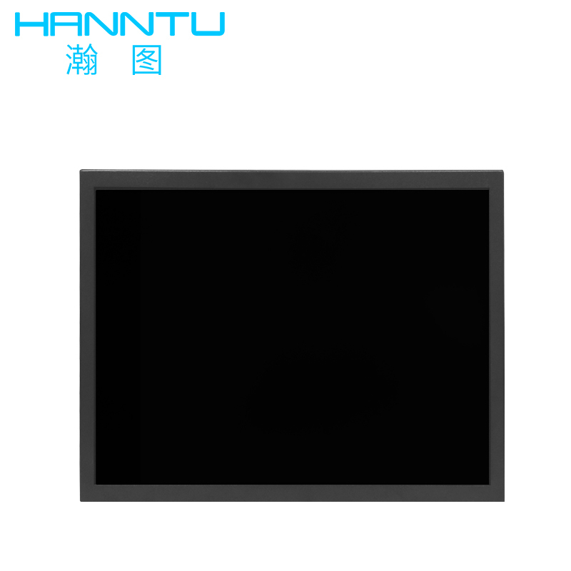HANNTU 17英寸液晶监视器 视频监控设备工业级监控显示器BNC/VGA/HDMI接口4:3