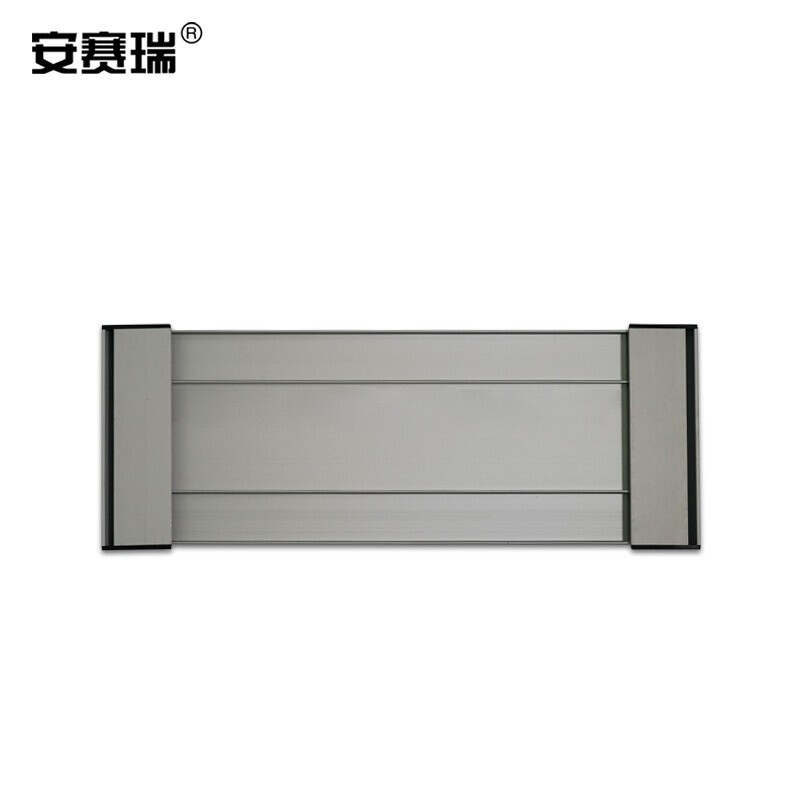 安赛瑞(SAFEWARE)自发光单面疏散标识(↖安全出口)33×12cm 蓄光自发光 铝合金边框 NZM