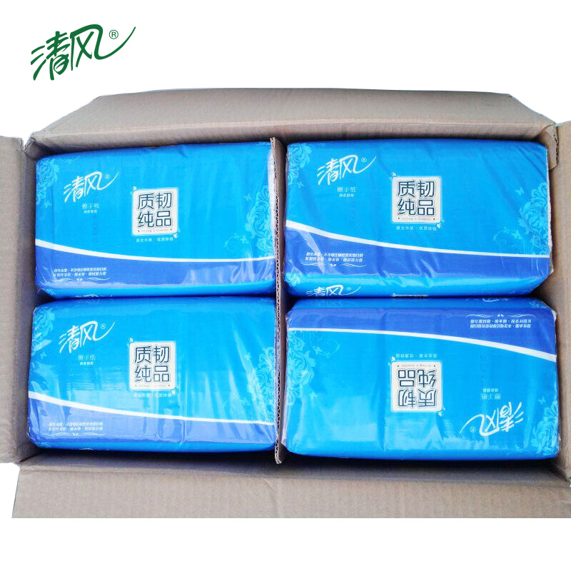 清风 B915A 抽取式擦手纸 1层/200抽*20包/箱 单位:箱