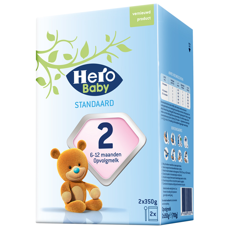 Hero Baby 原装进口益生元婴儿奶粉 2段 6-12个月 700g/盒