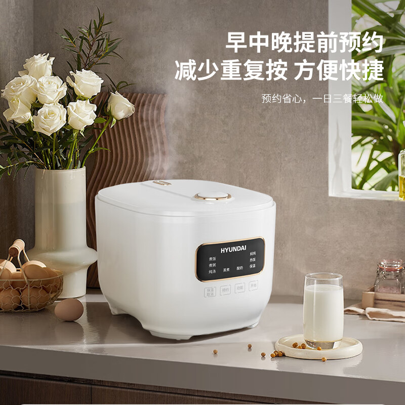 HYUNDAI 智能电饭煲3L白色FBD30-5A8高清大图