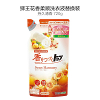 狮王(LION) TOP香氛柔顺洗衣液 替换装 720克 花果香型